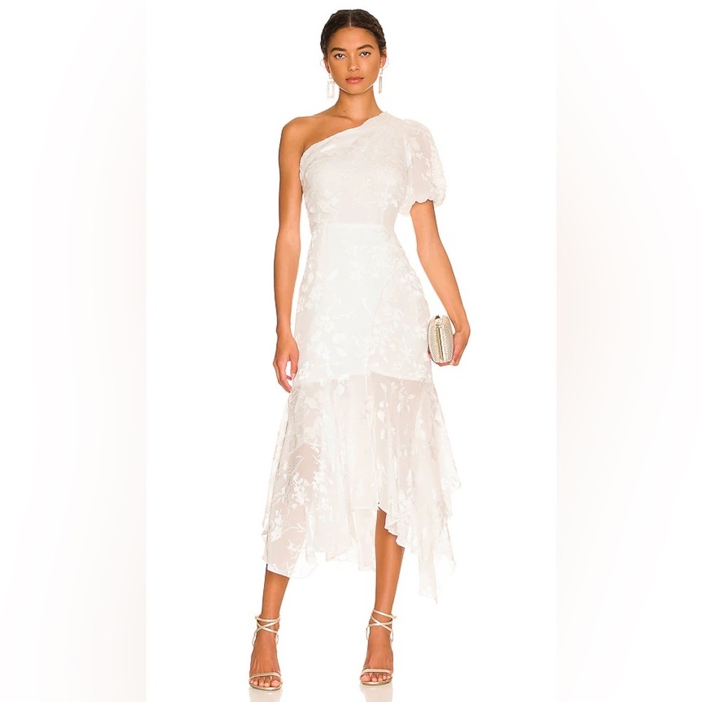ASTR THE LABEL Santorini Midi Dress NWOT Size M Bridal Bridesmaid Wedding